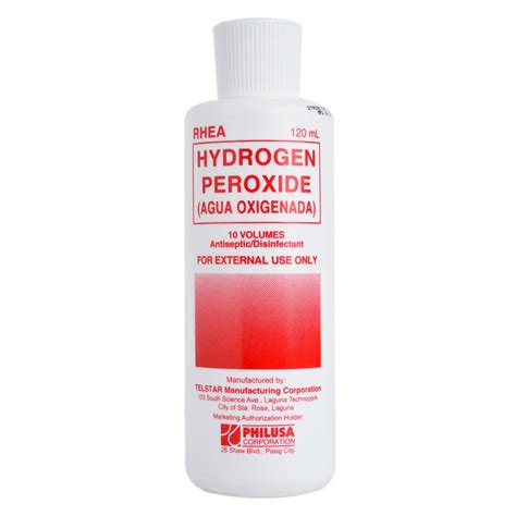 Hydrogen peroxide .